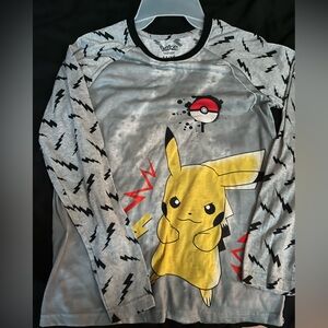 ⚡️NEW Official Pokémon Pikachu Youth Pajama Set -Long Sleeve Top & Pants S-14/16